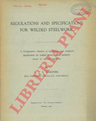 GARDNER E.P.S. - - Regulations and specifications for welded steelwork.