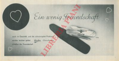 Gustoc. Solingen - - Catalogo coltellini multiuso (tipo 'svizzero') pubblicitari.