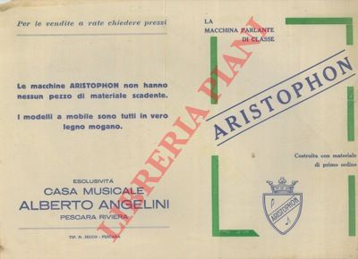 Alberto Angelini, Pescara - - Aristophon, La macchina parlante di classe.