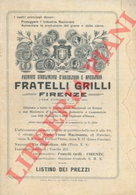F.lli Grilli. Firenze - - Catalogo materiale avicoltura, apicoltura, ecc