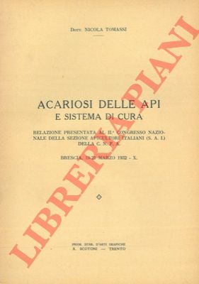 TOMASSI Nicola - - Acariosi delle api e sistema di cura.
