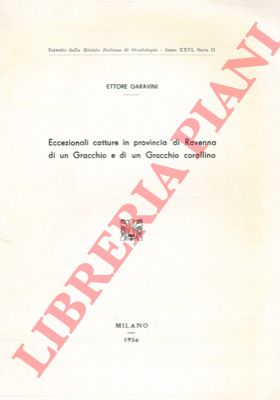 GARAVINI Ettore - - Osservazioni ornitologiche fatte nelle Provincie di Ravenna, Forl