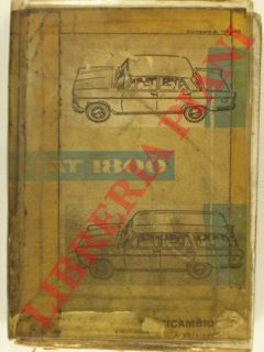 FIAT. - 1800. Catalogo parti di ricambio.