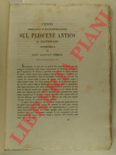 FORESTI Lodovico - - Cenni geologici e paleontologici sul pliocene antico di Castrocaro.