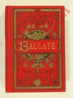 BURGER - GOETHE - HEINE - SCHILLER - UHLAND - ecc. ecc. - Ballate.