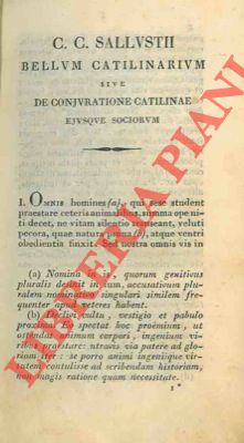 SALLUSTIO C. Crispo - - Opera. Cum notis.