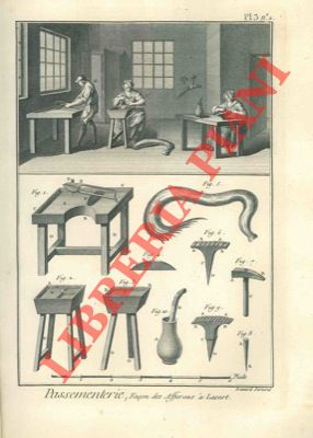 Encyclopedie mthodique - Dictionnaire des Manufactures & Arts par R. de la Platire - - Passementier.