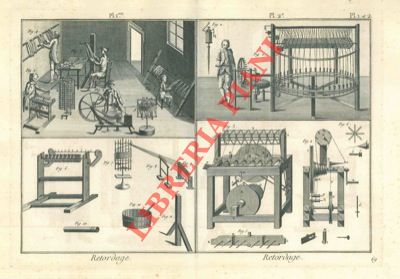 Encyclopedie mthodique - Dictionnaire des Manufactures & Arts par R. de la Platire - - Retordage.