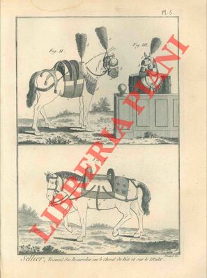 Encyclopedie mthodique - Dictionnaire des Manufactures & Arts par R. de la Platire - Travail sur les peaux et cuirs - - Sellier.