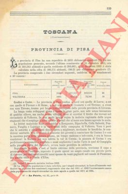 - - Provincia di Pisa. Circondario di Pisa.