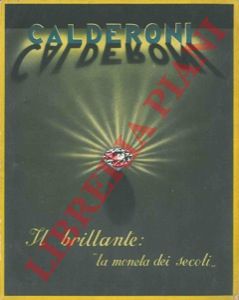 A. Calderoni Soc. An. Gioiellieri. Milano - - Catalogo N. 16bis.
