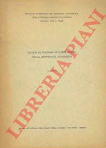 NEGRI L. - - Criteri di diagnosi di laboratorio nelle epatopatie itterigene.
