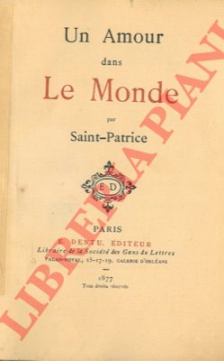 SAINT-PATRICE - - Un amour dans le monde.