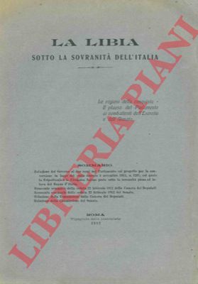 - - La Libia sotto la sovranit dell'Italia.