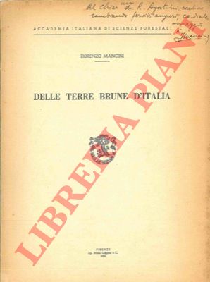 MANCINI Fiorenzo - - Delle terre brune d'Italia.