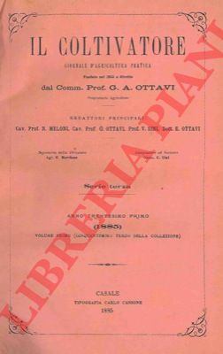 OTTAVI. G.A. O. & E. - MELONI N - SINI V. - - Il coltivatore. Giornale d'agricoltura pratica.