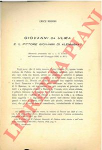 RIGONI Erice - - Giovanni da Ulma  il pittore Giovanni di Alemagna?