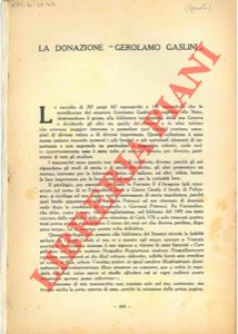 CUTOLO Alessandro - - La donazione 