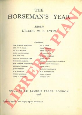 (LYON W.E.) - - The horseman's year 1956.