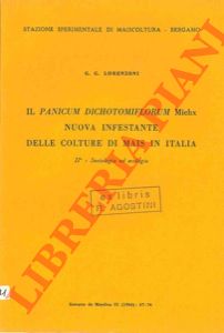 LORENZONI G.G. - - Il Panicum dichotomiflorum Michx nuova infestante dele colture di mais in Italia.