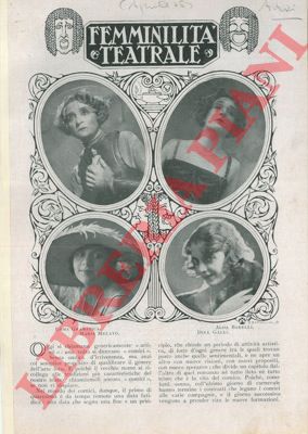 LARI Carlo - - Femminilit teatrale.