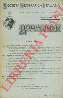 - - Un'escursione nel basso Sobat; lettera del padre L. Tappi a L. Vannutelli. - Il viaggio del maggiore Austin nelle regioni del Sobat.