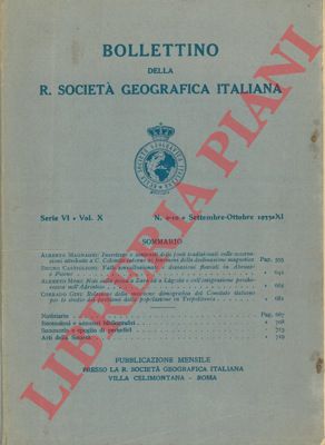 MORI Alberto - - Note sulla pesca a Zara ed a Lgosta e sull'emigrazione peschereccia nell'Adriatico.