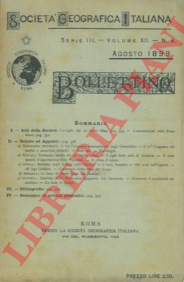 BARATTA M(ario) - - Terremoto laziale del 10 luglio 1899,