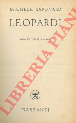 SAPONARO Michele - - Leopardi. 