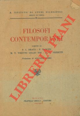 AA. VV. - - Filosofi contemporanei.