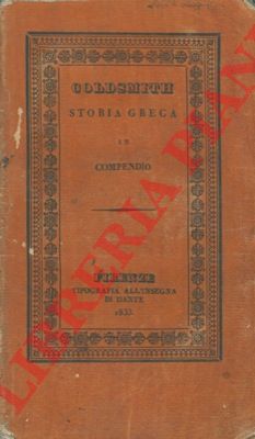 GOLDSMITH - - il compendio della storia greca.