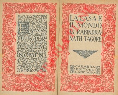 TAGORE Rabindra Nath - - La casa e il mondo.