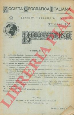 LORENZI Arrigo - - Escursioni di geografia fisica nel bacino del Liri.