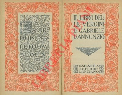 D'ANNUNZIO Gabriele - - Il libro delle vergini.