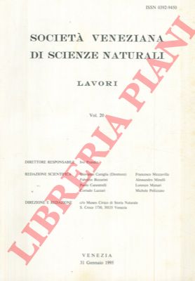 Societ Veneziana di Scienze Naturali. Venezia - - Lavori.