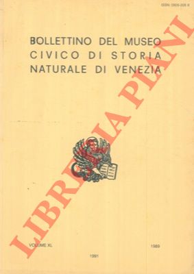 SACCHI Cesare F. - - I Gasteropodi non marini del litorale veneziano; rettifiche e precisazioni.