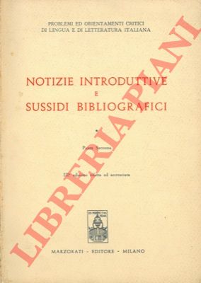 FRATTAROLO Renzo - - Biblografia speciale della letteratura italiana. 