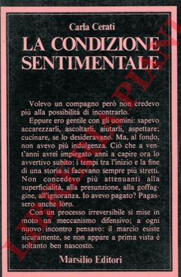 CERATI Carla - - La condizione sentimentale.