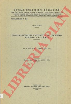 NARDI Ennio - - Problemi sistematici e distributivi di 