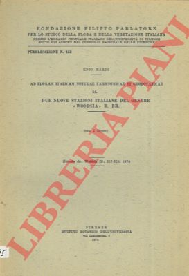 NARDI Ennio - - Due nuove stazioni italiane del genere 