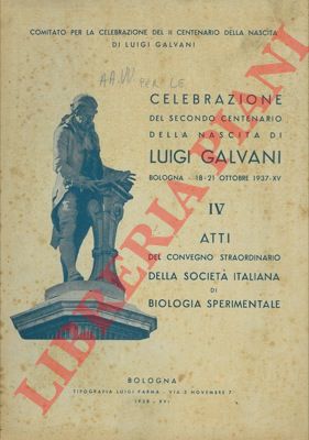 AA.VV. - - Convegno straordinario per la celebrazione del II centenario della nascita di Luigi Galvani.