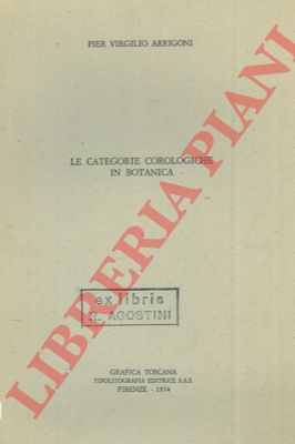 ARRIGONI Pier Virgilio - - Le categorie corologiche in botanica.