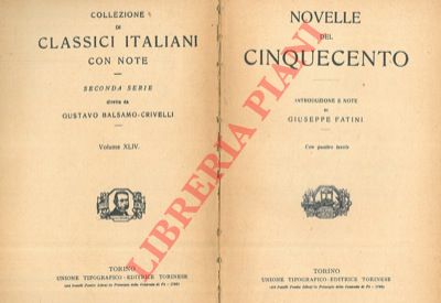 (FANTINI Giuseppe) - Novelle del Cinquecento.