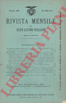 (RATTI Carlo) - - Rivista mensile del Club Alpino Italiano. 