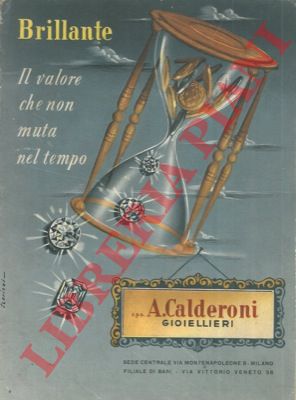 A. Calderoni spa. Gioiellieri. Milano - - Catalogo n. 40.
