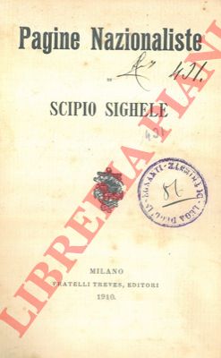 SIGHELE Scipio - - Pagine Nazionaliste.