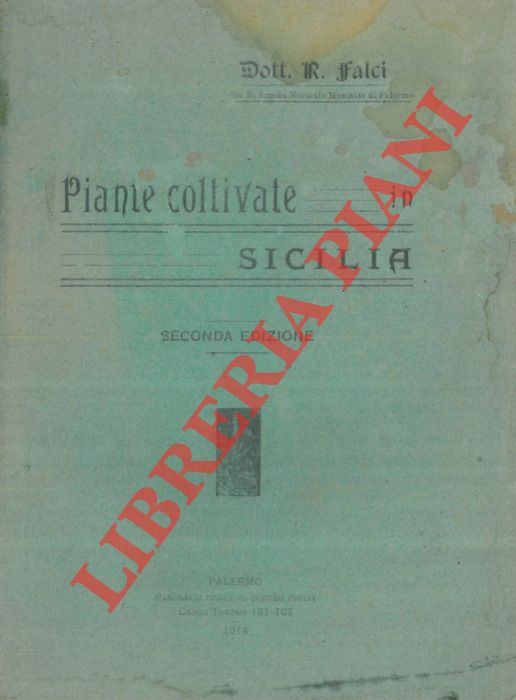 FALCI R. - - Piante coltivate in Sicilia.