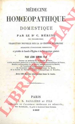 HERING C. - - Mdecine homoeopathique domestique.