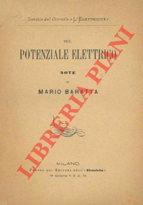BARATTA Mario - - Sul potenziale elettrico.