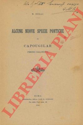 NELLI B. - - Alcune nuove specie pontiche di Capougilar presso Salonicco.